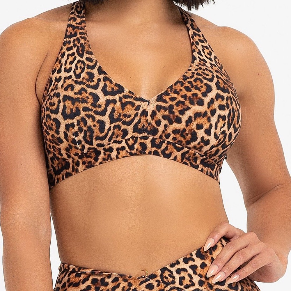 LiCi Fit Cheetah Bra🤎🖤